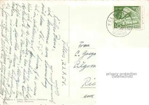 AK / Ansichtskarte Fellers_Falera_Surselva_GR Altes Kirchlein von Fellers 