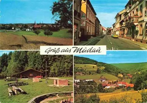 AK / Ansichtskarte Mudau Panorama Ortspartien Huette