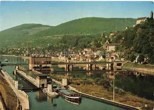 AK / Ansichtskarte Hirschhorn Neckar Hessen Neckar Schleuse