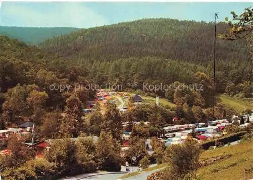 AK / Ansichtskarte Hirschhorn Neckar Hessen Odenwald Camping Panorama