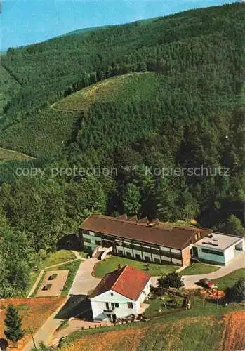 AK / Ansichtskarte Waldbrunn Odenwald BW Schullandheim Ludwigsburg Fliegeraufnahme