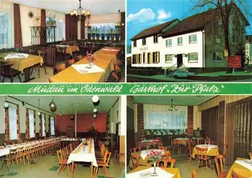 AK / Ansichtskarte Mudau Gasthof Zur Pfalz Gastraeume