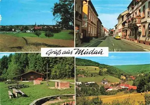 AK / Ansichtskarte Mudau Panorama Strassenpartie Huette Park