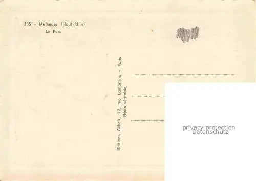 AK / Ansichtskarte MULHOUSE_Muehlhausen_68_Alsace Le Parc 