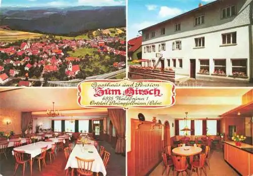 AK / Ansichtskarte Struempfelbrunn Waldbrunn Panorama Gasthaus Pension Zum Hirsch Gastraeume