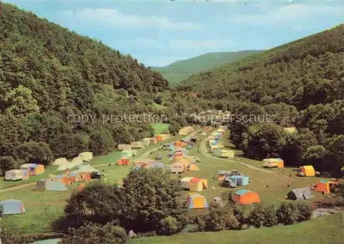 AK / Ansichtskarte Hirschhorn Neckar Hessen Campingplatz