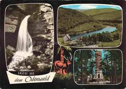 AK / Ansichtskarte Struempfelbrunn Waldbrunn Wolfsschlucht Ittertalsperre Katzenbuckelturm