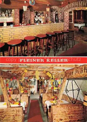 AK / Ansichtskarte Oberdielbach Waldbrunn Odenwald BW Gasthaus Lindenhof Fleiner Keller