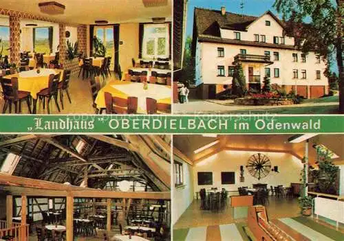 AK / Ansichtskarte Oberdielbach Waldbrunn Odenwald BW Landhaus Oberdielbach Gastraeume