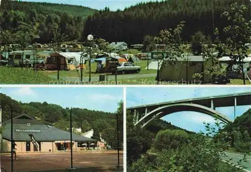 AK / Ansichtskarte Houffalize Belgie Camping du Viaduc Centre d'animation Viaduc sur l'Ourthe orientale