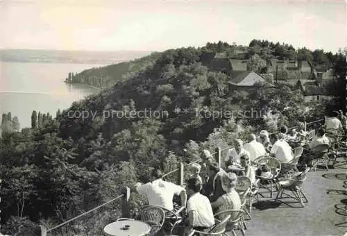 AK / Ansichtskarte Tihany HU Blick von der Terrasse Rege