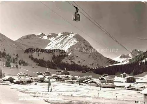 AK / Ansichtskarte LECH  Arlberg Vorarlberg AT Panorama mit Seilbahn