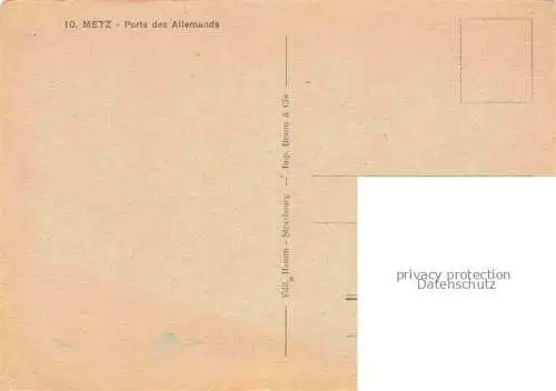 AK / Ansichtskarte METZ__57_Moselle Ports des Allemands 
