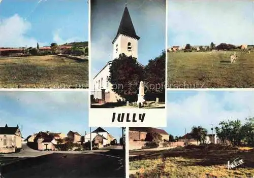 AK / Ansichtskarte Jully_Avallon_89_Yonne Les forges La loge l eglise La Mairie La Folie 