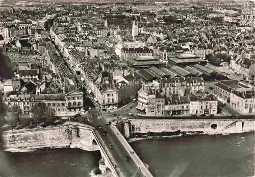 AK / Ansichtskarte ORLEANS_45_Loiret Vue aerienne Le Pont George V et la Rue Royale 