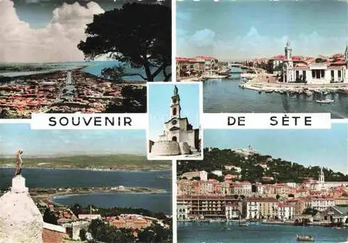 AK / Ansichtskarte SETE_Cette_34_Herault Panorama Teilansichten 