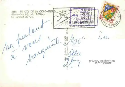 AK / Ansichtskarte Col_de_la_Colombiere_74_Haute Savoie Le sommet du Col 