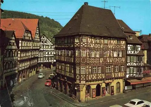 AK / Ansichtskarte Mosbach Baden Neckar-Odenwald-Kreis BW Palmsches Haus Haeuser Kapferer 16. Jhdt. Fachwerkhaeuser