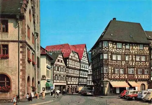 AK / Ansichtskarte Mosbach Baden Neckar-Odenwald-Kreis BW Marktplatz Altstadt Fachwerkhaeuser