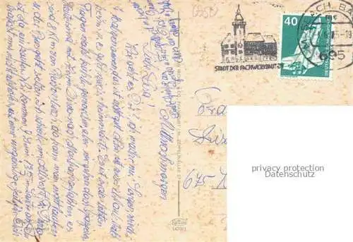 AK / Ansichtskarte Mosbach Baden Neckar-Odenwald-Kreis BW Marktplatz Rathaus Palmsches Haus Stadt der Fachwerkhaeuser