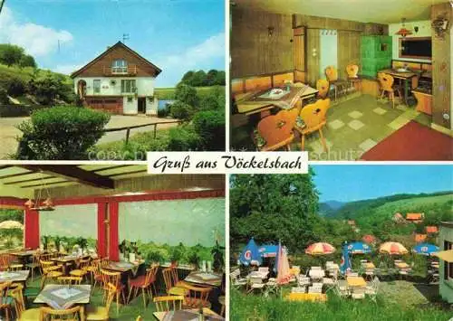 AK / Ansichtskarte Voeckelsbach Moerlenbach Bergstrasse Hessen Bergcafé Odenwaldblick Restaurant Terrasse