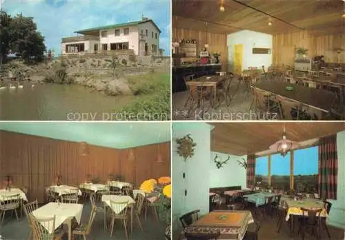 AK / Ansichtskarte Huettenfeld Landgasthof am Seefeld Gastraeume