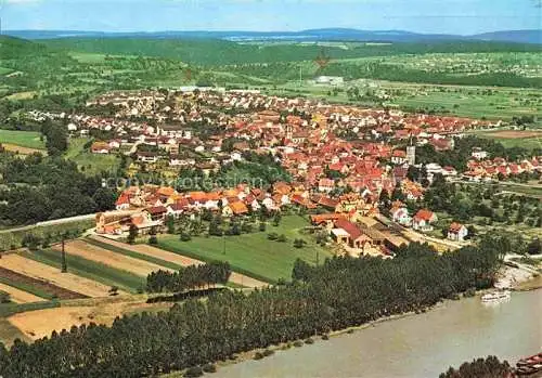 AK / Ansichtskarte Obrigheim Baden Fliegeraufnahme