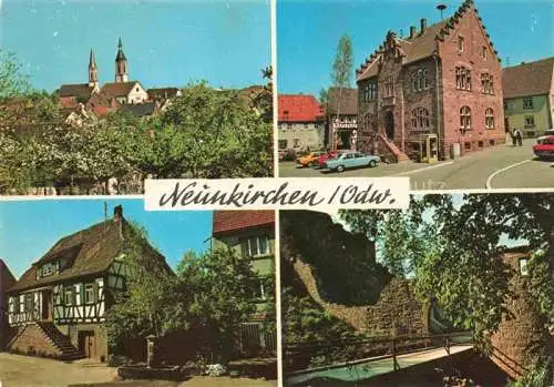 AK / Ansichtskarte Neunkirchen Baden Ortsmotive Zentrum Kirche Bruecke