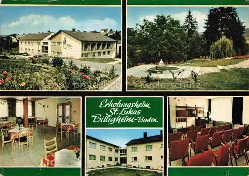 AK / Ansichtskarte Billigheim Baden Neckar-Odenwald-Krei BW St. Lukas-Caritas-Erholungsheim Parkanlagen