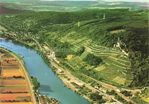 AK / Ansichtskarte Neckarzimmern Panorama Blick gegen Hornberg Berg des Ritters Goetz von Berlichingen