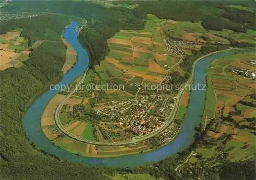 AK / Ansichtskarte Binau Neckarschleife