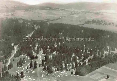 AK / Ansichtskarte Franches_Montagnes_NE Vue aerienne 5me Camp National 1956 
