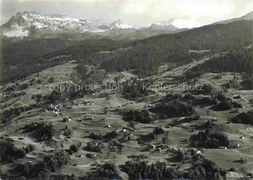 AK / Ansichtskarte Conters_Praettigau Davos_GR Panorama Blick gegen Casanna und Weissfluh 