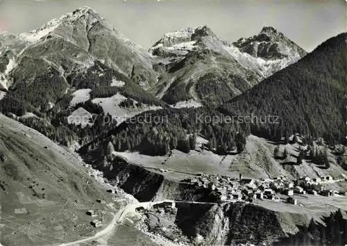 AK / Ansichtskarte Curaglia_Surselva_GR Panorama Lukmanierpass mit Piz Muraun Piz Cazirauns Piz Caslegia 