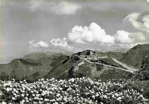 AK / Ansichtskarte AROSA_GR Gebirgspanorama Hoernlihuette Berghuette Alpen Alpenflora Arosa_GR