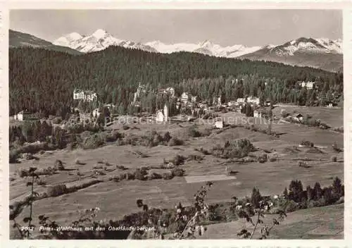 AK / Ansichtskarte Waldhaus_Flims_GR Panorama Blick gegen Oberlaenderberge 