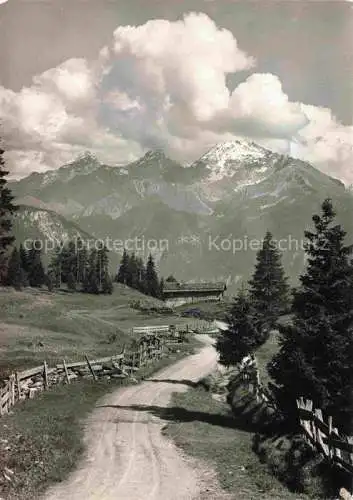 AK / Ansichtskarte Lenzerheide_GR Rueckblick vom Wege nach Tgantieni Lenzerheide GR