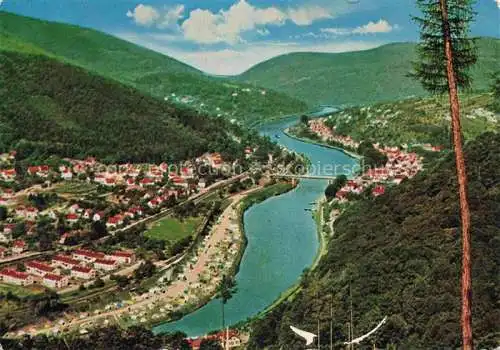 AK / Ansichtskarte HEIDELBERG  Neckar Panorama Neckartal mit Zeltplatz Schlierbach und Ziegelhausen