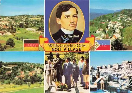 AK / Ansichtskarte Wilhelmsfeld Teilansichten Luftkurort Noli Village Denkmal Portrait Dr. Jose Rizal