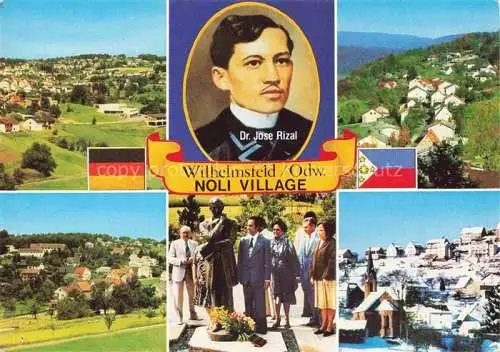 AK / Ansichtskarte Wilhelmsfeld Teilansichten Noli Village Denkmal Portrait Dr. Jose Rizal