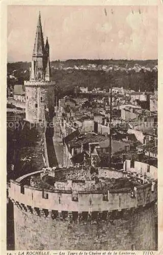 AK / Ansichtskarte LA_ROCHELLE_17_Charente Maritime Les Tours de la Chaine et de la Lanterne 