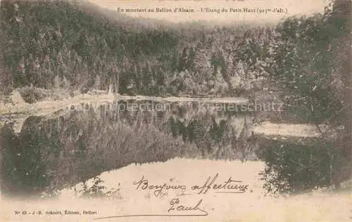 AK / Ansichtskarte Ballon_d_Alsace_Sewen_68_Haut Rhin Etang du Petit Haut 