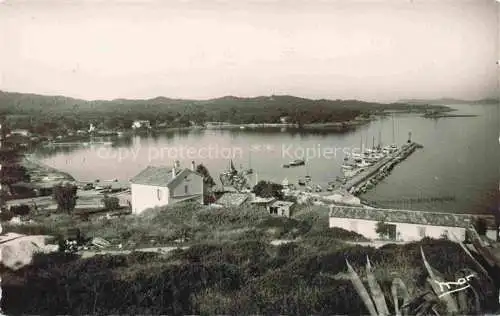AK / Ansichtskarte Ile_de_Porquerolles_Hyeres_Toulon_83_Var Vue d ensemble de la Rade 