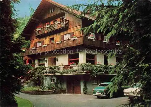 AK / Ansichtskarte Schoenau Heidelberg Odenwald Cafe Weinstube Haus am Schafbach