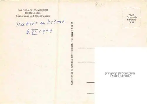 AK / Ansichtskarte Neckartal Panorama mit Schlierbach und Ziegelhausen