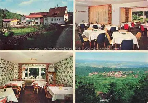 AK / Ansichtskarte Gaiberg Baden Heidelberg BW Waldrestaurant Ritter Gastraeume Panorama