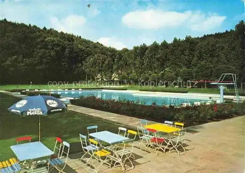 AK / Ansichtskarte Bammental Heidelberg BW Waldschwimmbad