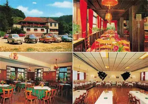 AK / Ansichtskarte Altneudorf Schoenau Heidelberg BW Gasthof Deutscher Kaiser Gastraeume Saal