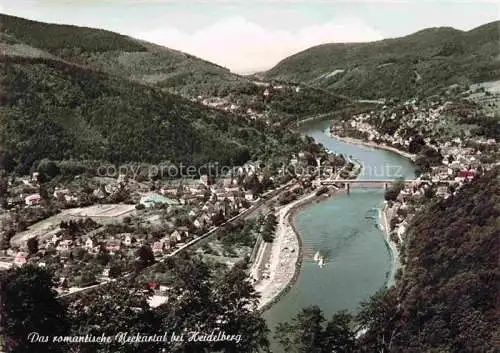 AK / Ansichtskarte Neckartal Blick auf Schlierbach Aue und Campingplatz Ziegelhausen