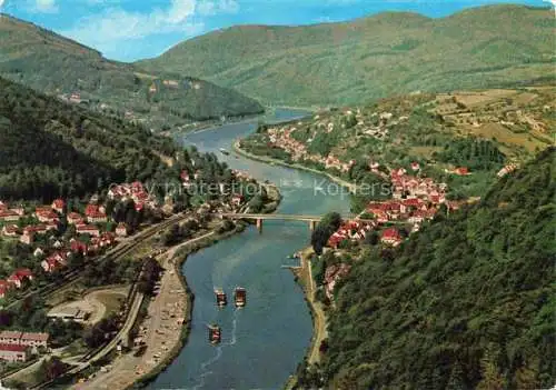 AK / Ansichtskarte Neckartal Fliegeraufnahme mit Schlierbach Aue Ziegelbach